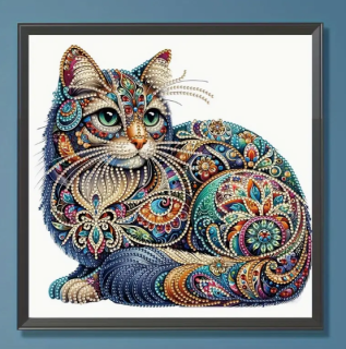 Diamond Painting Katze